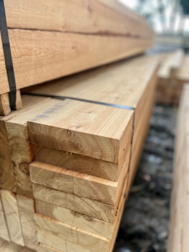 125 x 75mm Cypress Pine Post Rough Sawn