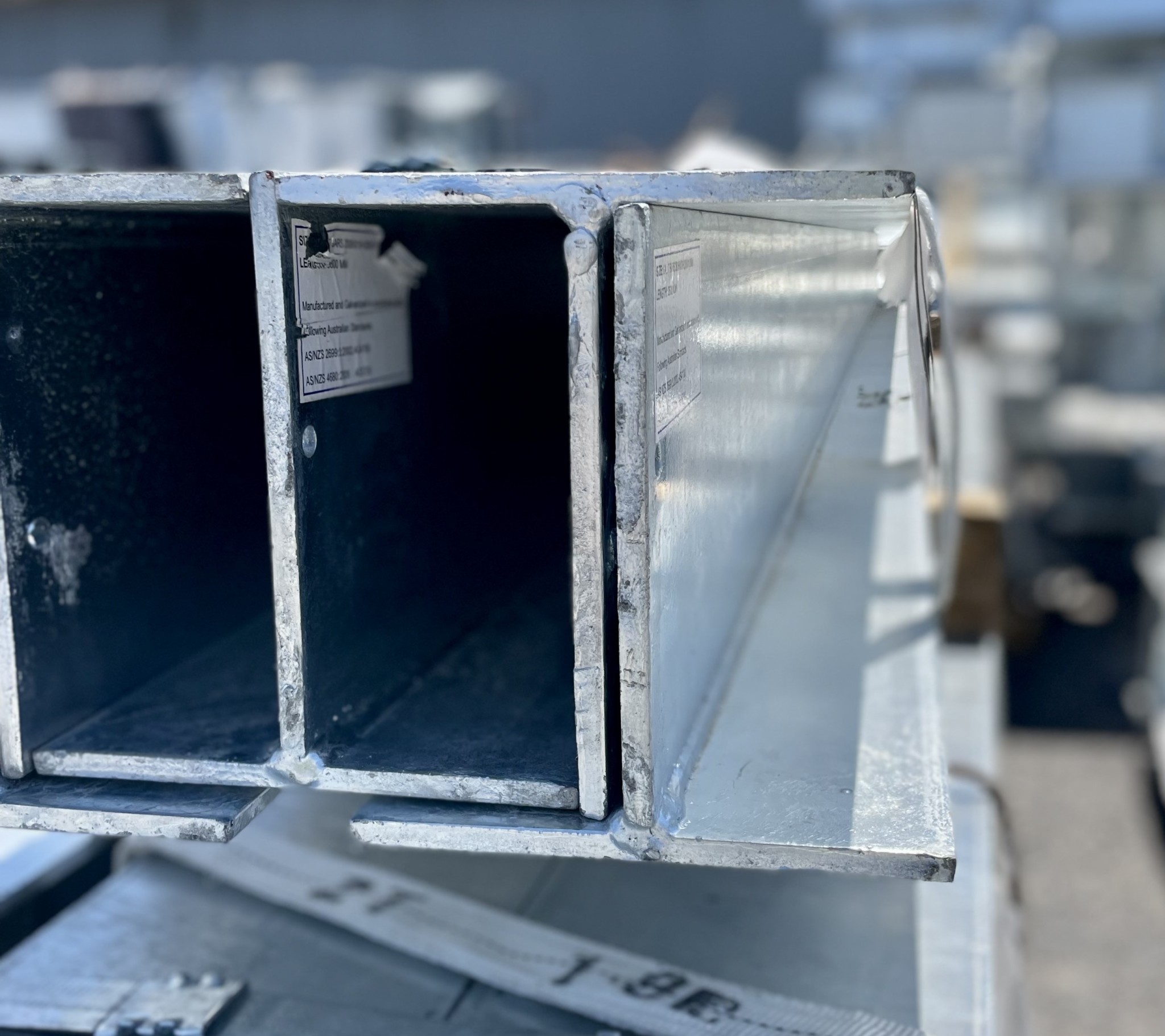 200 x 10 + 200 x 10mm Galvanised T Lintel